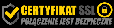 Ta strona korzysta z zabezpieczenia SSL - połączenie jest bezpieczne!